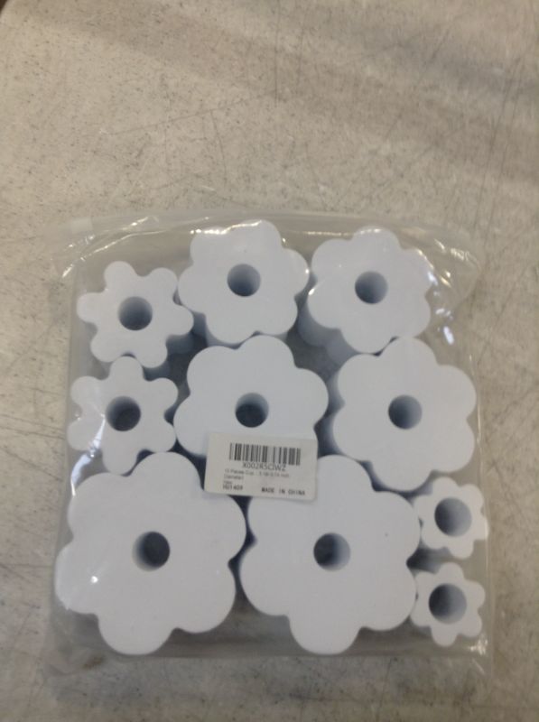 Photo 1 of 10 Pieces Cup Turners for Tumblers, White various sizes 