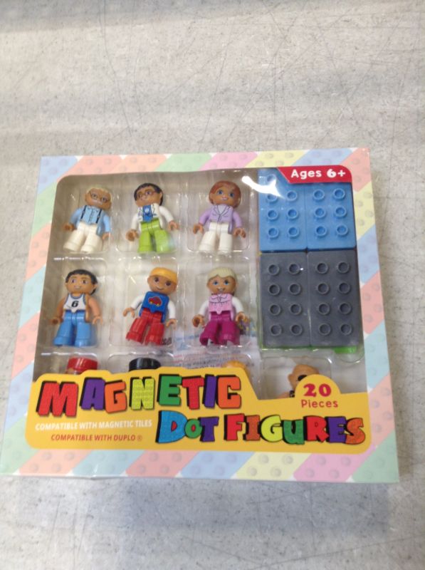 Photo 1 of 20 pieces magnetic dot figures 