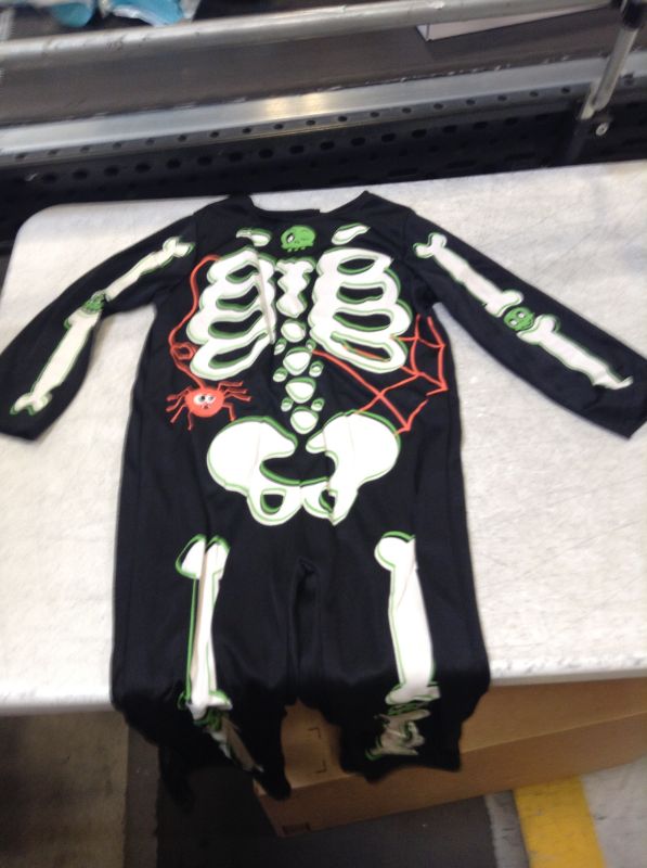 Photo 1 of Halloween skeleton costumes unisex size 4-6T 