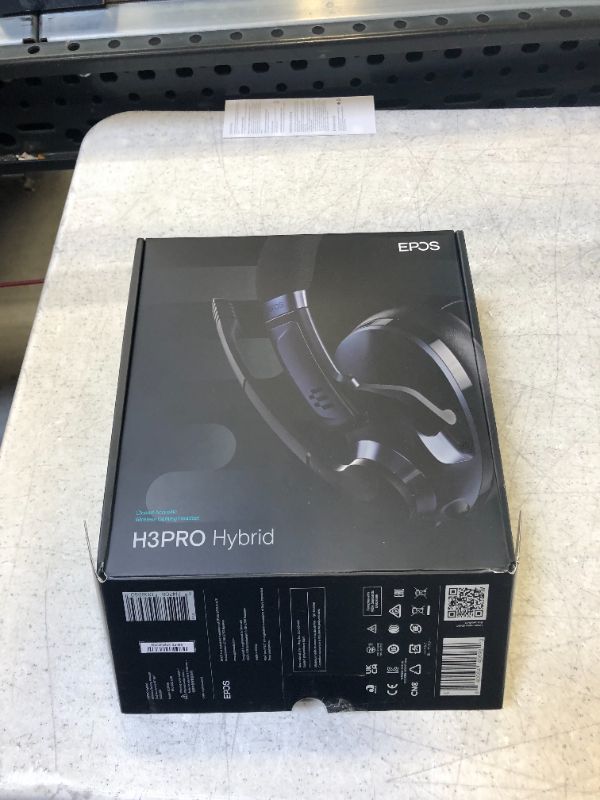 Photo 5 of EPOS Audio H3PRO Hybrid Wireless Closed Acoustic Gaming Headset (Sebring Black)