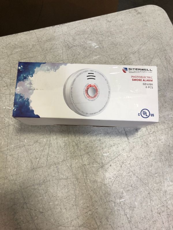 Photo 2 of SITERWELL Smoke Detector, Fire Alarm Smoke Detector with Photoelectric Sensor and 9V Battery Operated(Included), 10-Year Fire Alarm with UL Listed, Fire Safety for Kitchen, Home, GS528A, 6 Packs
