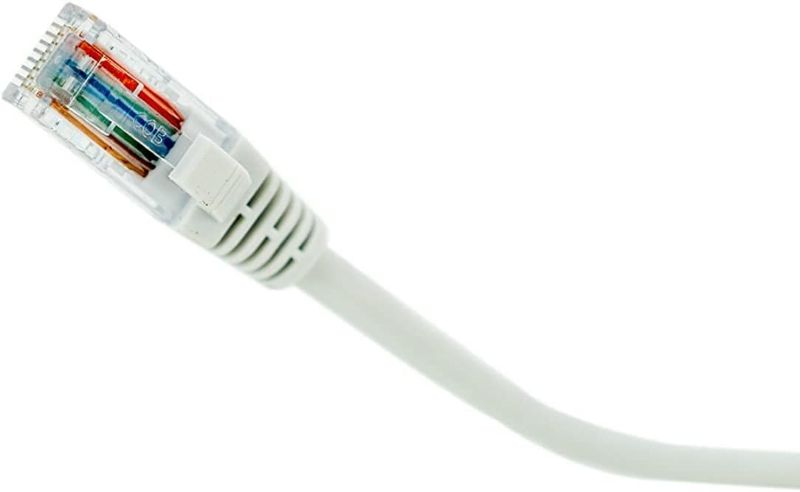 Photo 1 of Legrand - On-Q CAT 5e Patch Cable, 10Gbps Ethernet Speed, Computer Networking Cord/Data Cable, 50-foot, AC3550WHV1
