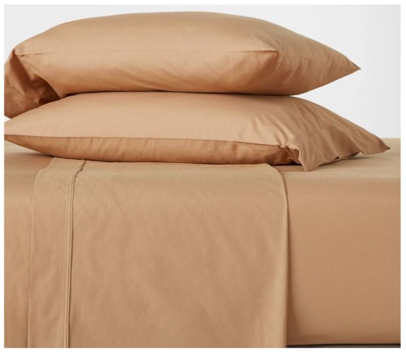 Photo 1 of 300 Thread Count Ultra Soft Fitted Sheet - Threshold, King Size, Brown