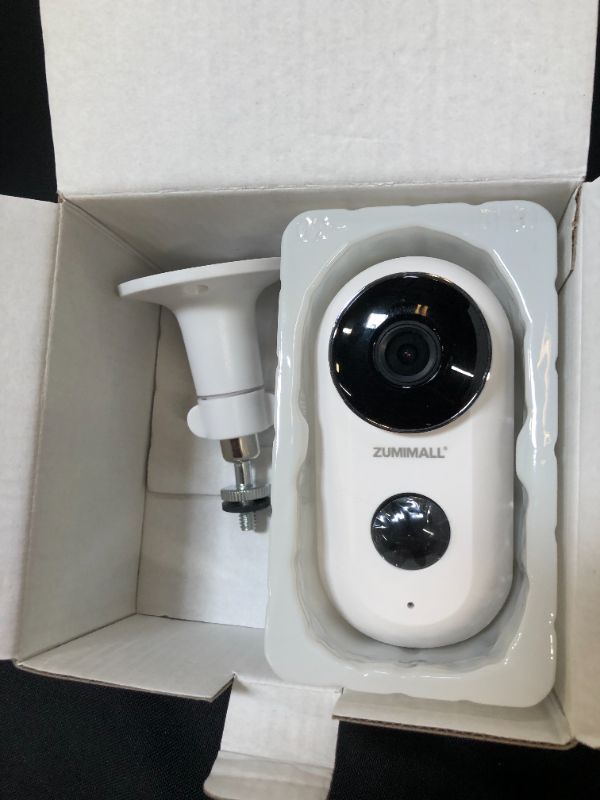 Photo 1 of Outdoor Camera Wireless, Zumimall Security Camera Outdoor/Indoor, Rechargeable Battery Powered WiFi Surveillance Camera for Home Security, Motion Detection, 1080P Night Vision, IP66 Waterproof
