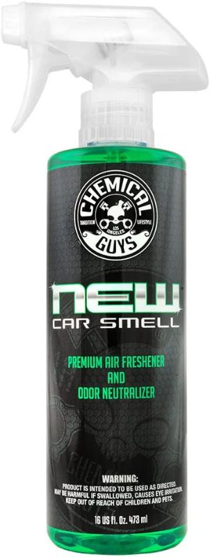 Photo 1 of Chemical Guys AIR_101_16 New Car Smell Premium Air Freshener and Odor Eliminator (16 Oz)
