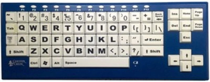 Photo 1 of Chester Creek Ablenet BigBlu VisionBoard Large Keys Bluetooth Black Print on 1-in/2.5-cm White Keys
