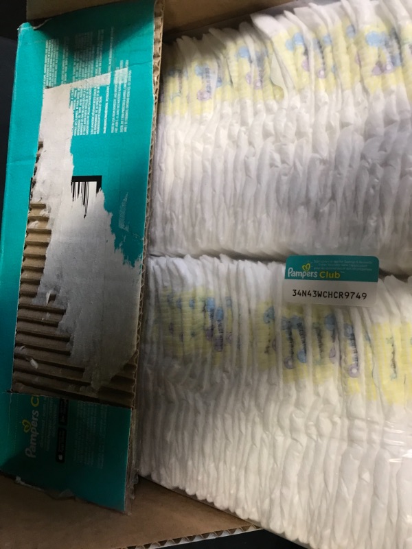 Photo 3 of Baby Diapers Newborn/Size 0 (< 10 lb), 120 Count - Pampers Swaddlers, ONE MONTH SUPPLY (Packaging May Vary)
