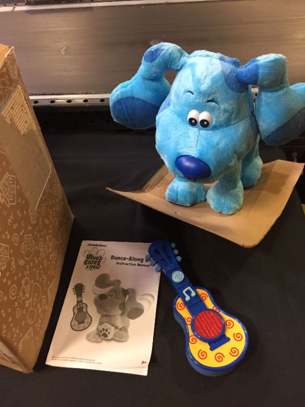 Photo 2 of Blue’s Clues & You! Dance-Along Blue Plush, by Just Play [ box opened not used ] 
