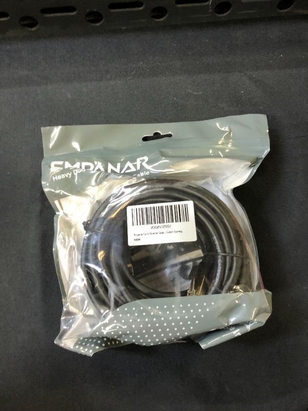 Photo 2 of Empanar Cat 8 Ethernet Cable 25 ft Black High Speed 40Gbps 2000Mhz Lastest Gigabit Cat8 Ethernet Cord for Router Gaming Modem Xbox
