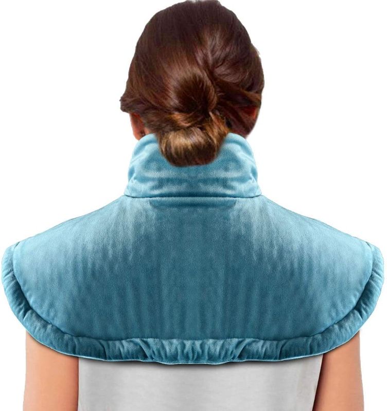 Photo 1 of Electric Heating Pad for Neck and Shoulders Pain Relief with Auto Shut Off, Electric Heated Neck Wrap for Cramps- Stay On, Three Temperature Settings, Machine Washable
- SIZE 20 X 25 INCHES 