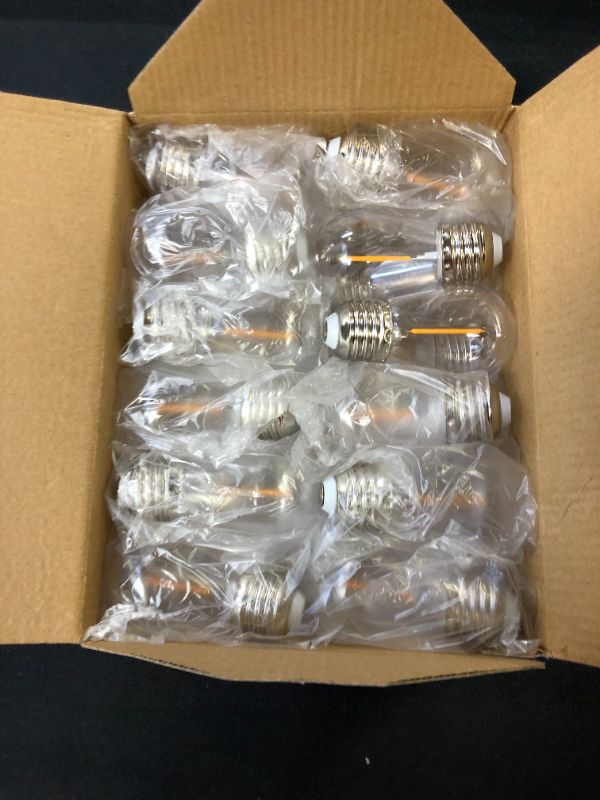 Photo 1 of 24 PACK - 1 WATT WARM LIGHT BULBS