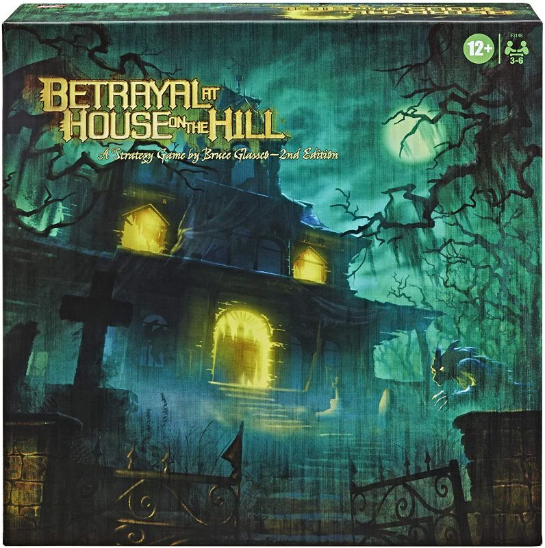 Photo 1 of Hasbro Gaming Avalon Hill Betrayal at The House on The Hill Second Edition Cooperative Board Game, Ages 12 and Up, 3-6 Players, 50 Chilling Scenarios
