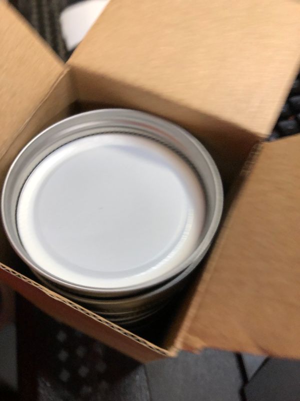 Photo 3 of 12 PCS Canning Lids Regular Mouth, Regular Mouth Mason Jar Lids, Canning Lids and Rings, Mason Jar Splits-type Lids Sealing Cover
