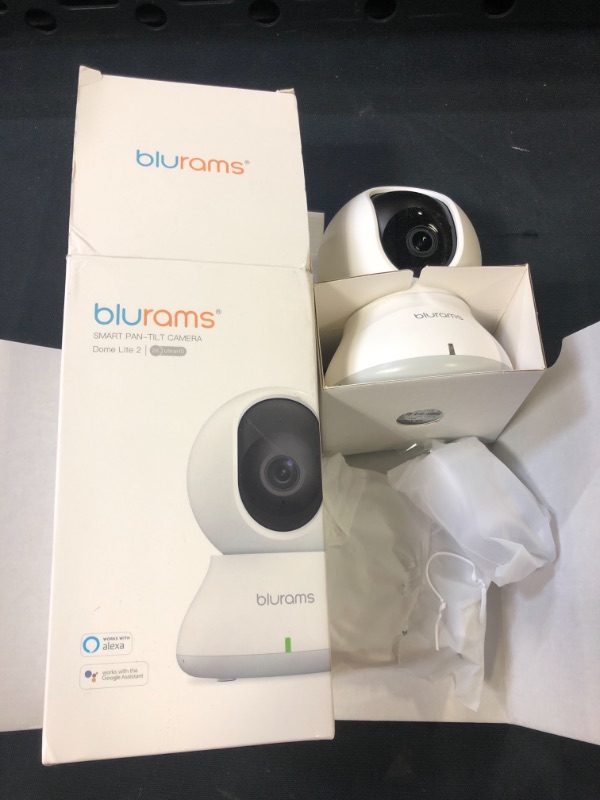 Photo 2 of Security Camera 2K, blurams Baby Monitor Dog Camera 360-degree for Home Security w/ Smart Motion Tracking, Phone App, IR Night Vision, Siren, Works with Alexa & Google Assistant & IFTTT, 2-Way Audio
