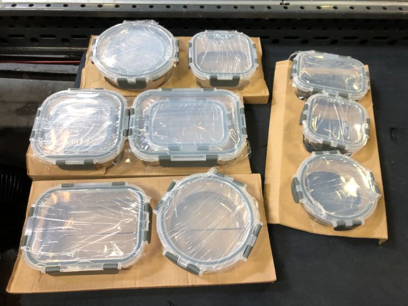 Photo 2 of MCIRCO Glass Food Storage Containers, One Compartment,12 Packs
