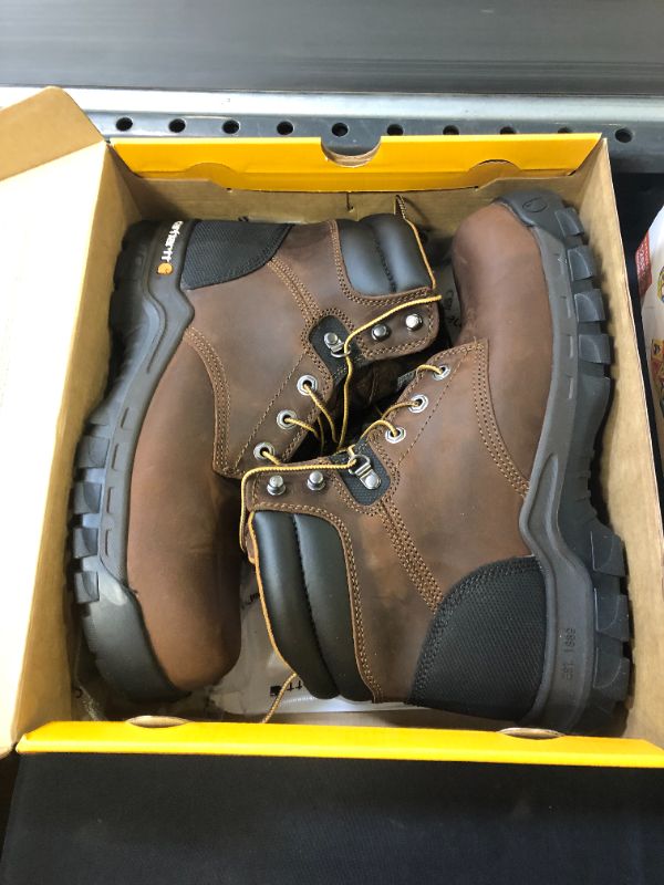 Photo 2 of Carhartt Men's CMF6366 6 Inch Composite Toe Boot - SIZE 11.5 W 
