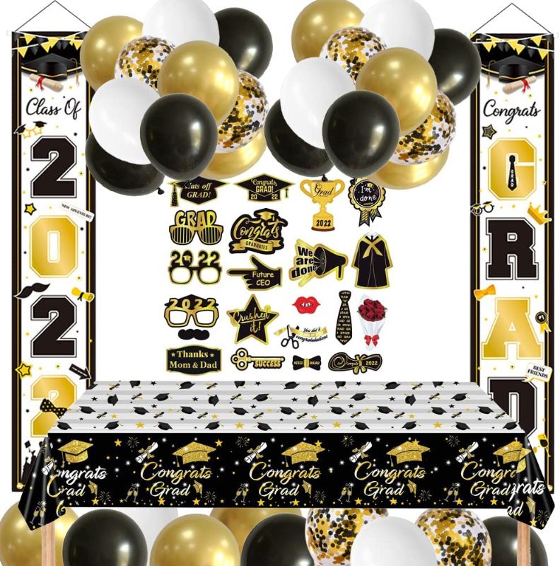 Photo 1 of Graduation Party Decoration Balloons 2022 Graduation Party Supplies Balloons Set (Balloons Set A)
