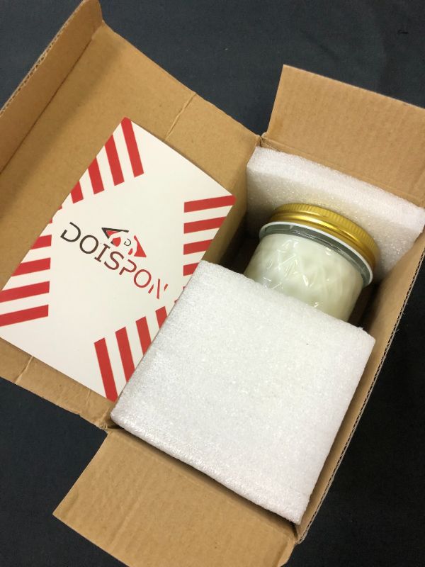 Photo 2 of DOISPON Odor Eliminating Candle, Up to 65hr Burn Time, Bug Candle with Natural Essential Oils - Geranium, Lemongrass, Lavender, Neroli, Teatree Soy Candles Non Toxic Candles (Scented Candle)
