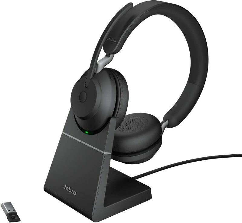 Photo 1 of Jabra Evolve2 65 Headset with Charging Stand
