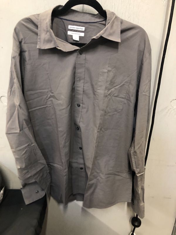 Photo 1 of MENS GREY BUTTON UP SHIRT LARGE