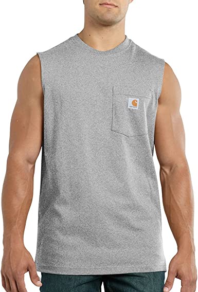 Photo 1 of Carhartt Men's Workwear Pocket Sleeveless Midweight T-Shirt S