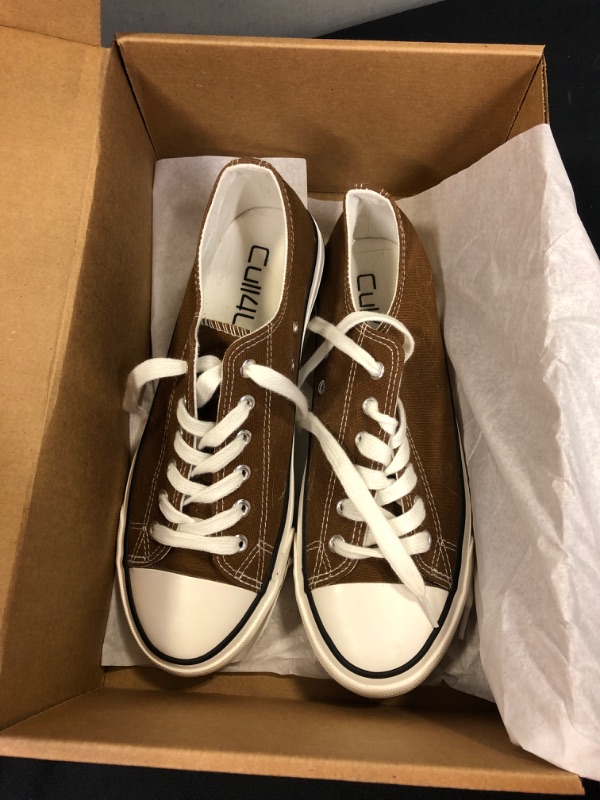 Photo 2 of Cull4U Women's NewRetro Lowtop Sneakers Shoes. BROWN, SIZE 9 
