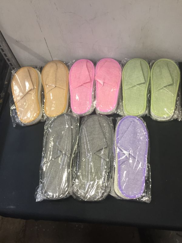 Photo 1 of HOUSE SHOES, MULTI COLOR, 9 PAIRS 
