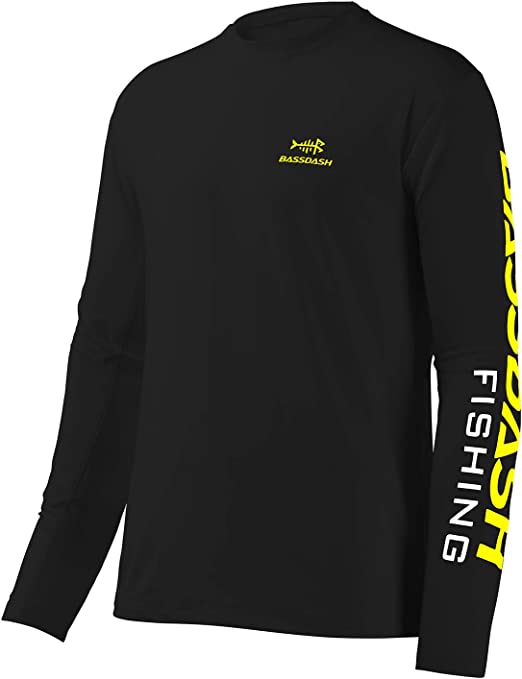 Photo 1 of BASSDASH Fishing T Shirts for Men UV Sun Protection UPF 50+ Long Sleeve Tee T-Shirt. SIZE XL 
