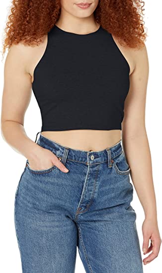Photo 1 of American Apparel Women's Cotton Spandex Sleeveless Crop Top. SIZE XS

