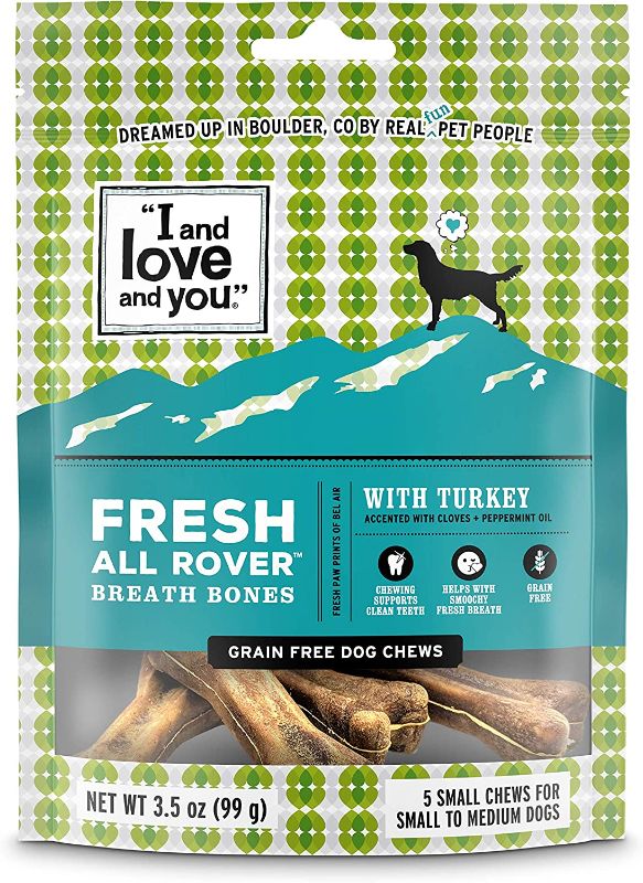 Photo 1 of "I and love and you" Fresh All Rover Dental Health Bones - Grain Free Dog Treats for Healthy Teeth exp 11/23(2)