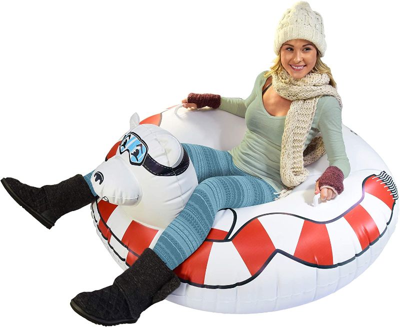 Photo 1 of 
GoFloats Winter Snow Tube - Inflatable Sled for Kids and Adults 