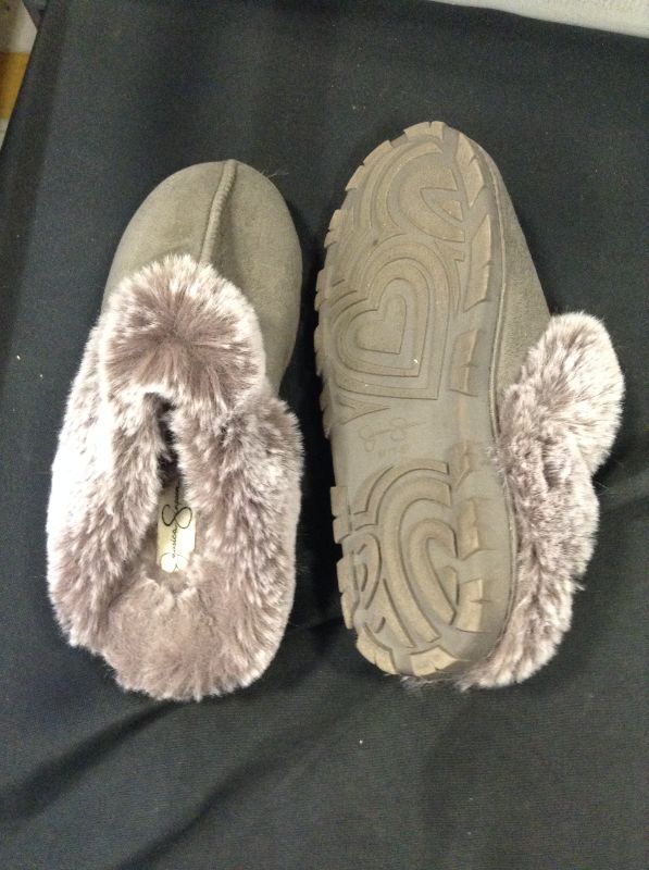 Photo 2 of Jessica Simpson Women's Faux Fur Clog - Comfy Furry Soft Indoor House Slippers with  Memory Foam 7-8