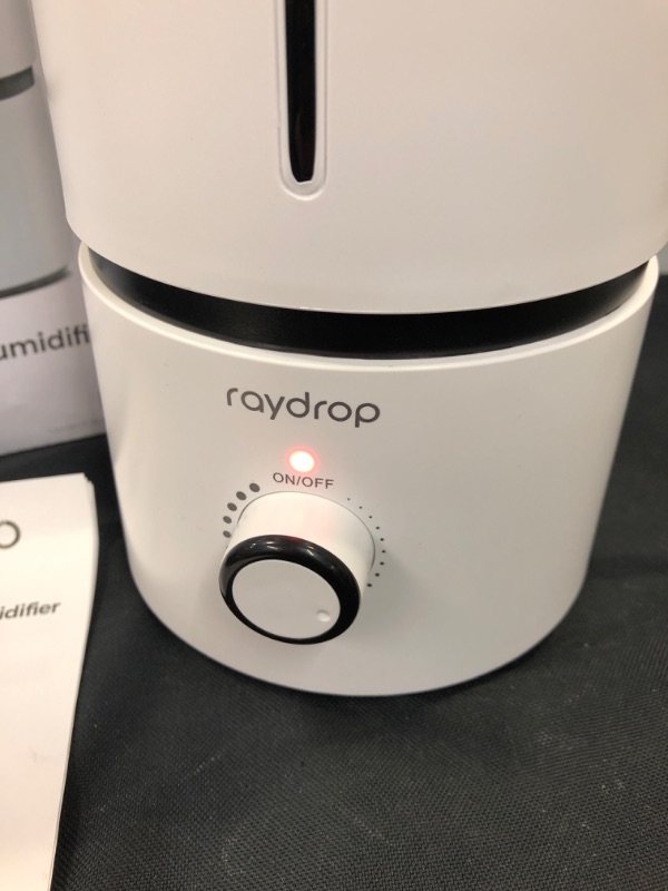 Photo 1 of raydrop Cool Mist Humidifiers for Babies, 1.70 L Quiet and Small Ultrasonic Humidifier for Bedroom Nightstand, Space Saving, Auto Shut Off - (0.45 Gallon, US 110 V)