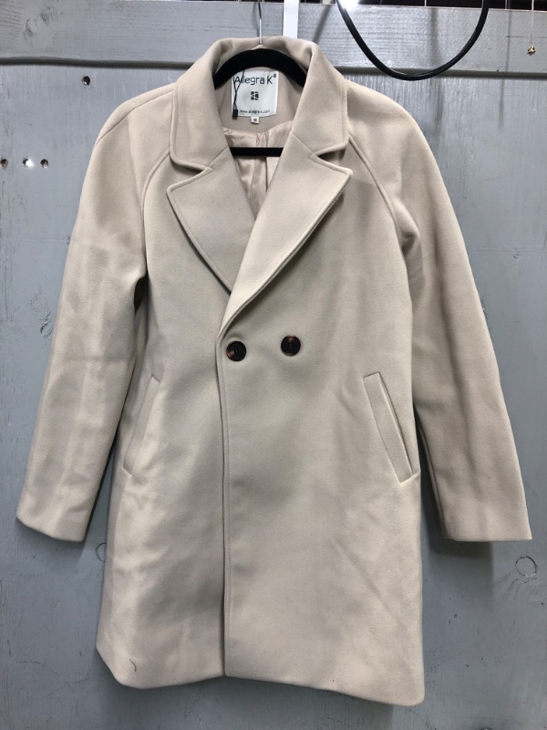 Photo 1 of ALLEGRAK WOMEN'S BEIGE TRENCHCOAT , SIZE MEDIUM