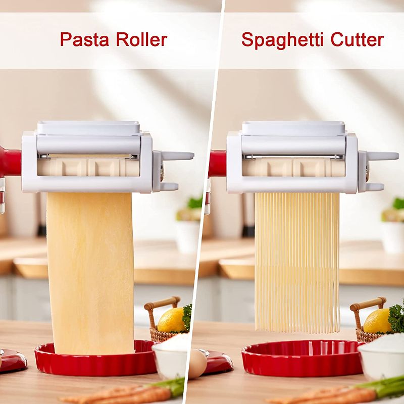 Photo 2 of ANTREE 3-1 Ravioli Maker and Pasta Maker Attachment for KitchenAid Stand Mixers included Ravioli Maker