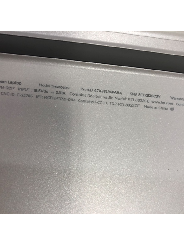 Photo 7 of HP Stream 11 Laptop, Intel Celeron N4020, 4 GB RAM, 64 GB Storage, 11.6” HD Anti-Glare Display, Windows 11, Long Battery Life, Thin & Portable, Includes Microsoft 365 (11-ak0040nr, 2021 Diamond White) (B09F8JJDLW)