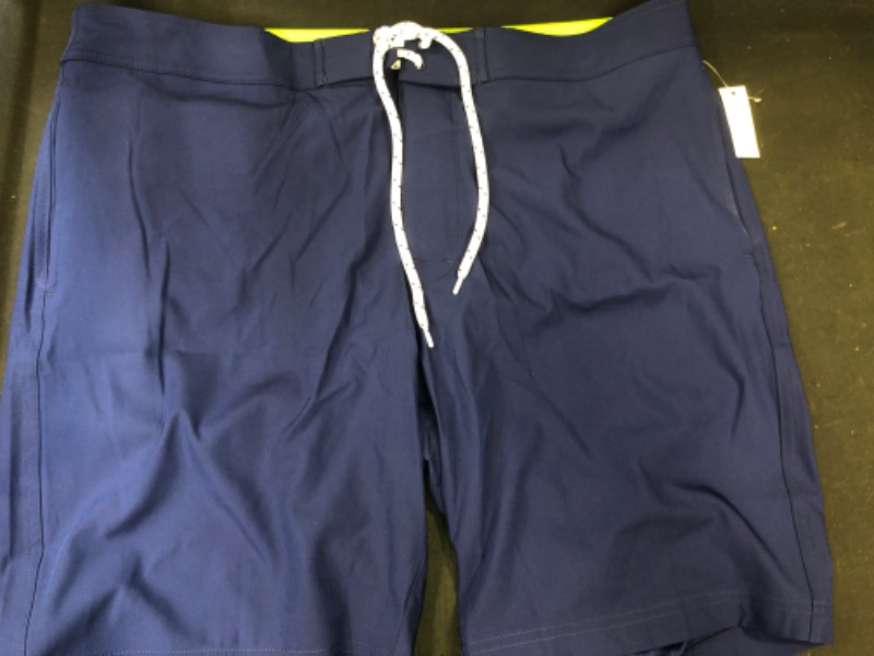 Photo 1 of Amazon Essentials Men's Board Shorts w/ inside pocket & built in mesh underwear. SIZE 38