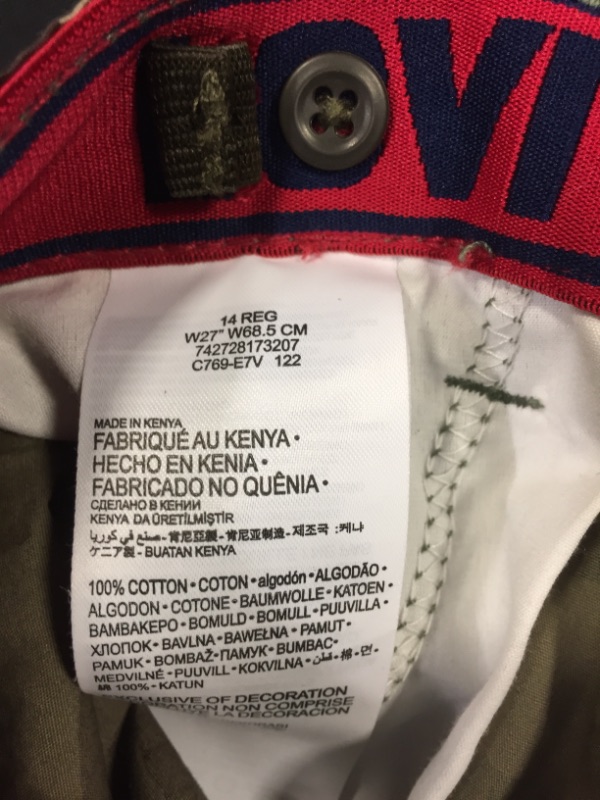 Photo 1 of Levi's Boys' Cargo Shorts, SIZE 14 REGULAR. 