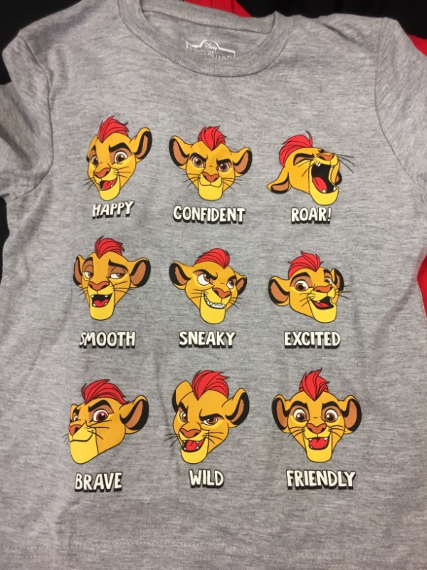 Photo 2 of DISNEY "THE LIONGUARD" UNISEX KIDS T-SHIRTS, 3 PIECES, SIZE 6