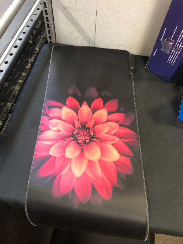 Photo 1 of ZYCCW Large RGB Gaming XXL Mouse Pad with Stitched Edge 31.5×15.7×0.15 Colorful Mandala Mouse Mat Customized Extended Glowing Led Gaming Mouse Pad Anti-Slip Rubber Base Ergonomic Mouse Pad for Compute
