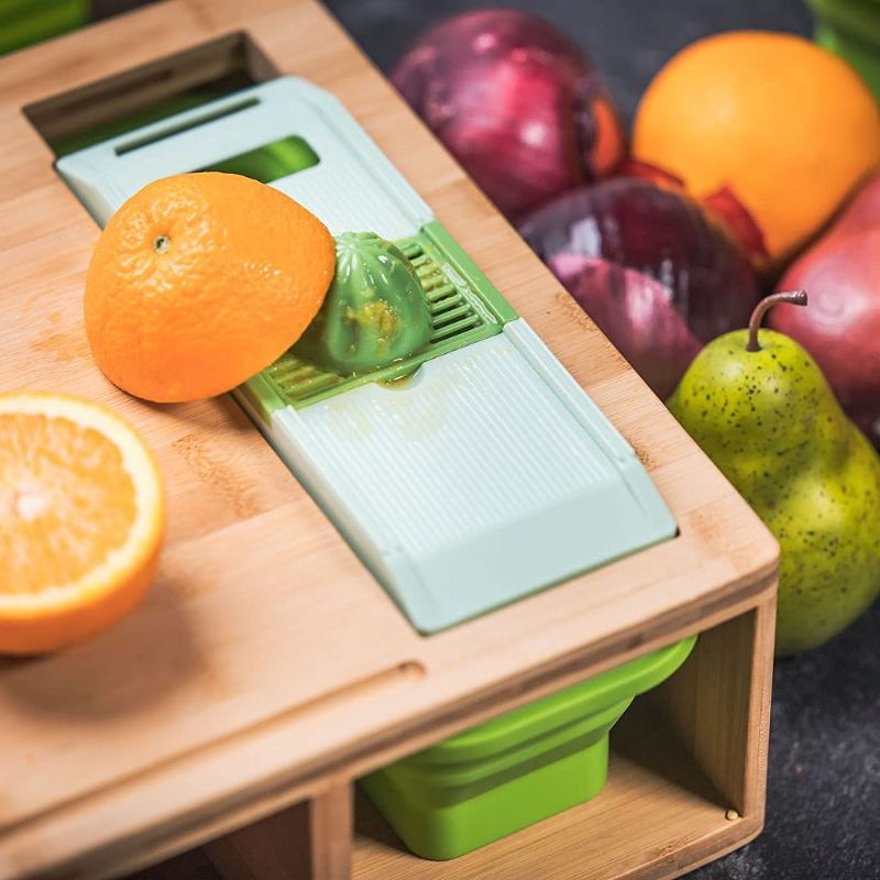 Photo 2 of Cutting Board with Collapsible Containers and Graters