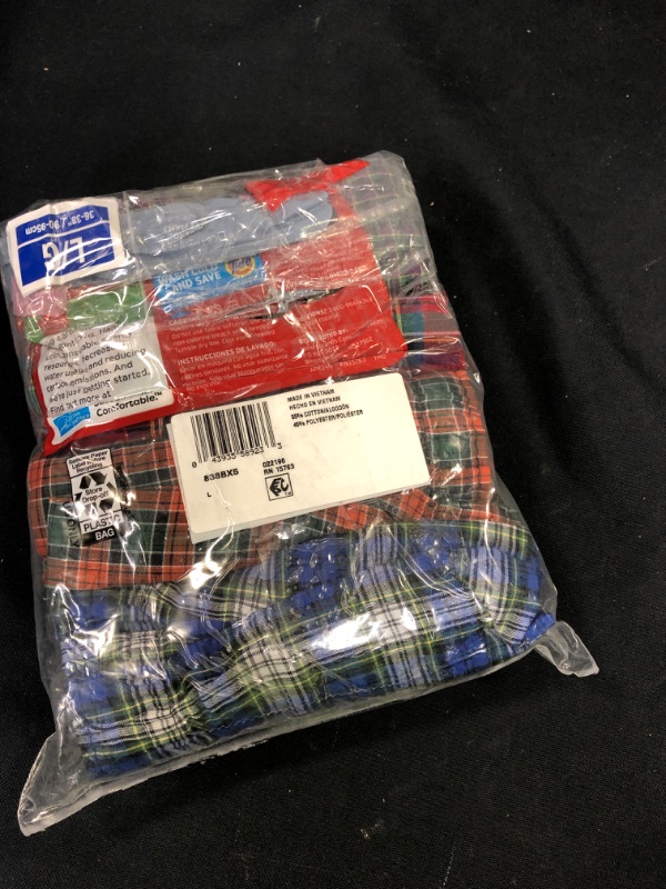 Photo 1 of Hanes Red Label 4PCS TAGLESS Boxer Shorts, MULTI-COLORED,  SIZE L (36-38")