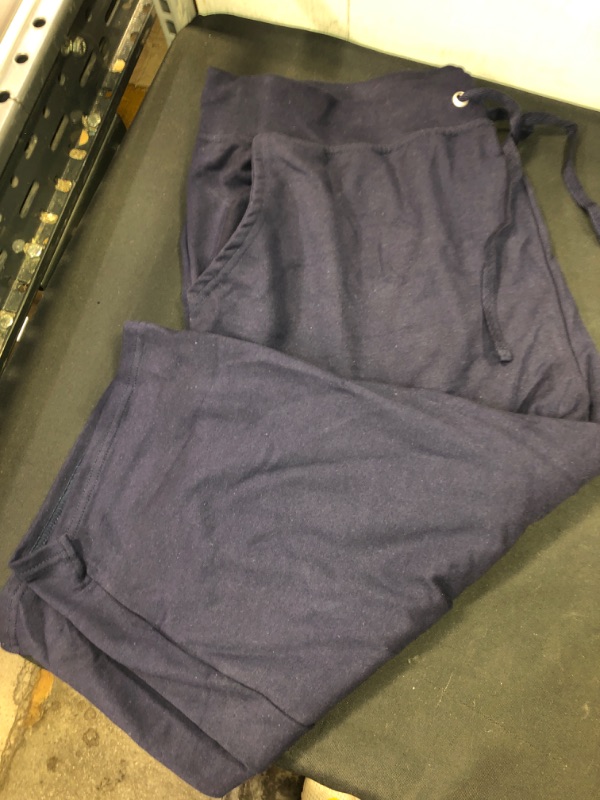 Photo 1 of JMS BY HANES WOMEN'S NAVY BLUE SWEATPANTS, CAPRI STYLE & 90% COTTON, SIZE 3X (22W-24W)