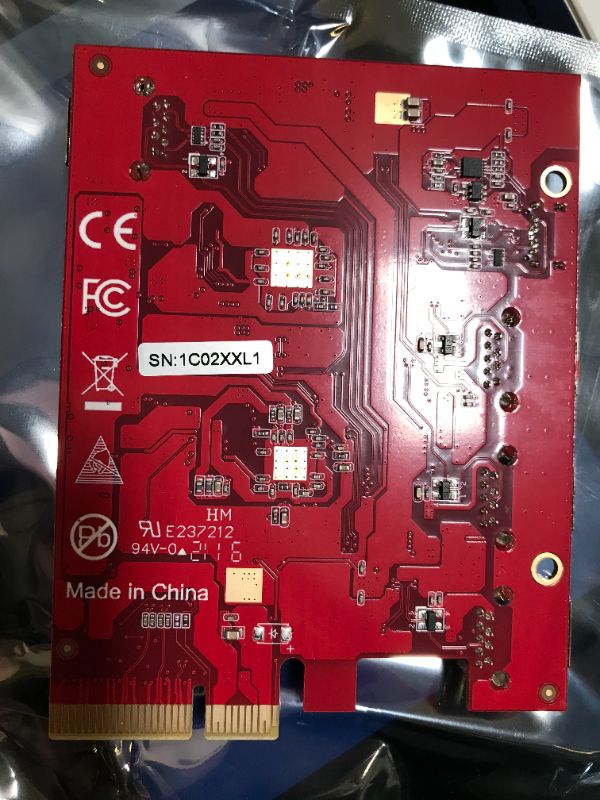 Photo 3 of Inateck PCIe to USB 3.2 Gen 2 Card, Total Transfer Rate 20 Gbps, with 4 USB Type-A Ports and 1 USB Type-C Port, RedComets U23
