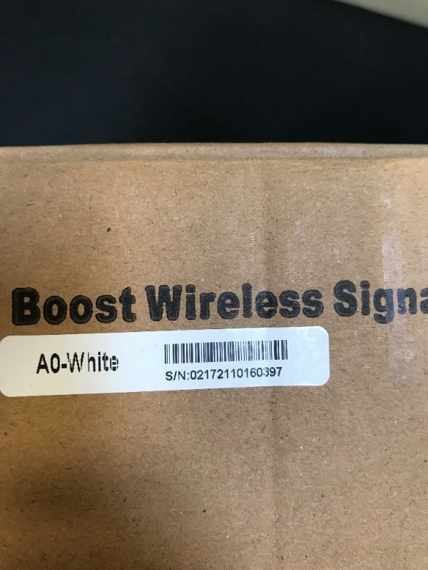 Photo 2 of Amazboost Cell Phone Signal Booster for Home and Office - Up to 1,500 Square ft, 5 Band Cell Phone Booster 3G 4G LTE, Cell Booster for All US Carriers - Support Band 2/4/5/12/13/17/25 - FCC Approved ---- unable to test 
