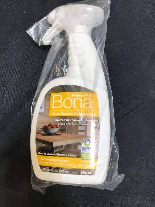 Photo 2 of Bona PowerPlus Wood Surface Deep Cleaner Spray, Unscented, 22 Fl Oz
