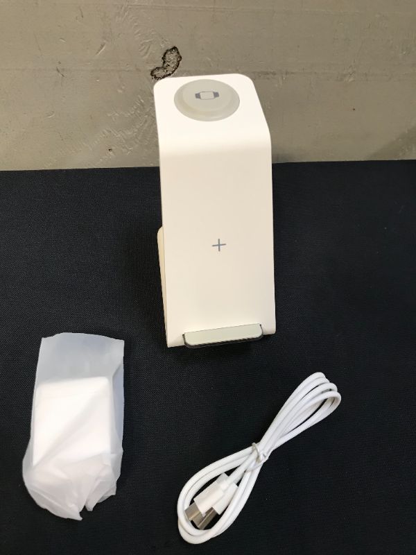 Photo 2 of 3 IN 1 CHARGING STATION --IPHONE AIRPOD APPLE WATCH 