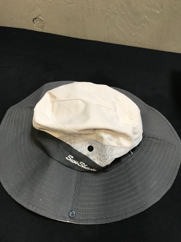Photo 1 of BUCKET HAT FOR SMALLER HEAD LIGHT BEIGE/GREY 