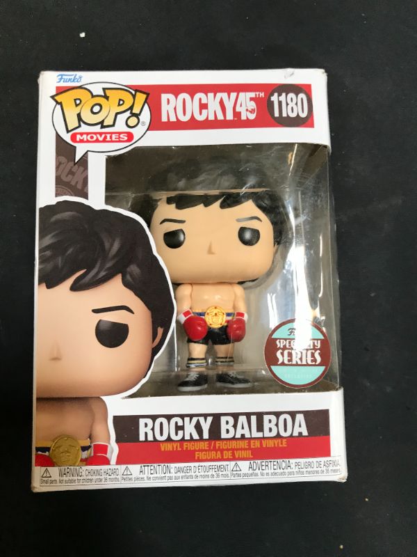 Photo 6 of POP Funko Rocky 45th Rocky Balboa 3.75" Specialty Series Vinyl Figure (#1180) ---- BOX IS DAMAGED
