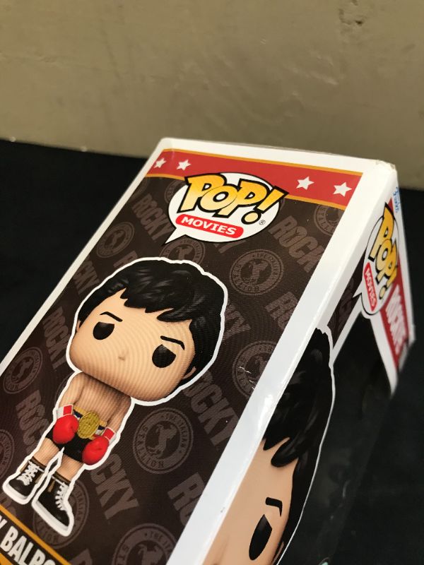 Photo 5 of POP Funko Rocky 45th Rocky Balboa 3.75" Specialty Series Vinyl Figure (#1180) ---- BOX IS DAMAGED
